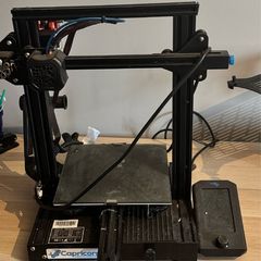 Ender 3 3D printer with filament