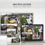 HD CCTV Security Camera System, 4 Channel 5MP DVR with (4) 2MP In/Outdoor Dome Surveillance Cameras and 1TB Hard Drive 1920x1080P, All Metal and Vandal-Proof Housing, Continuous/Motion Recording, Rapid USB Backup, Easy Mobile Viewing, Instant Push Notific Image 2