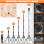12.6'' Selfie Ring Light with Tripod Stand & Phone Holder Tall 188cm/74'', GerTong LED Circle Ringlight with 40 RGB Mode 13 Brightness for Makeup YouTube Tiktok, Wireless Remote for iPhone Android (FREE POSTAGE) Image 4