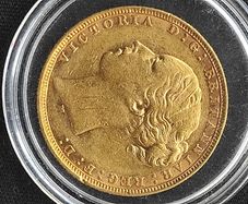 Gold coin Sovereign 1878