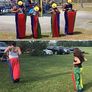 Sports Day Kit Outdoor Games Potato Sack Race Bags for Kids Adults Family, Egg and Spoon Race, 3 Legged Race Bands, Outside Backyard Field Day Birthday Party Games Image 2