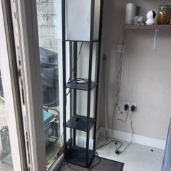 lamp with shelves