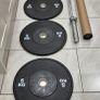 brand new olympic bumper weight lifting set  A Image 2