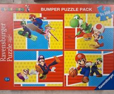 Ravensburger Super Mario - 4x100 Bumper Puzzle 6 +