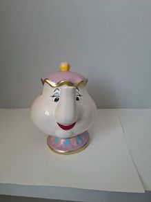 Mrs Potts from Beauty and the Beast coin bank