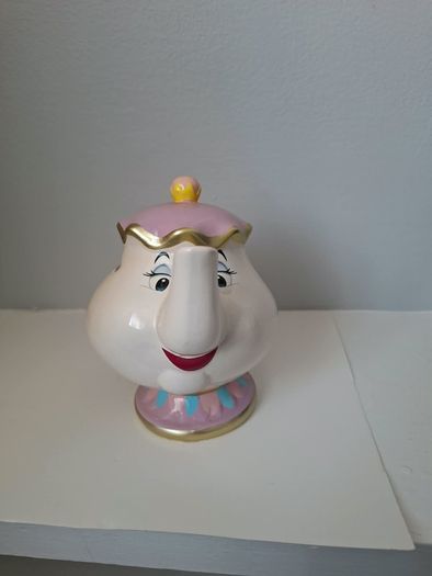 Mrs Potts from Beauty and the Beast coin bank