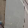 Large oval  glass top table sturdy and heavy 120cm  180 pls read description Image 5