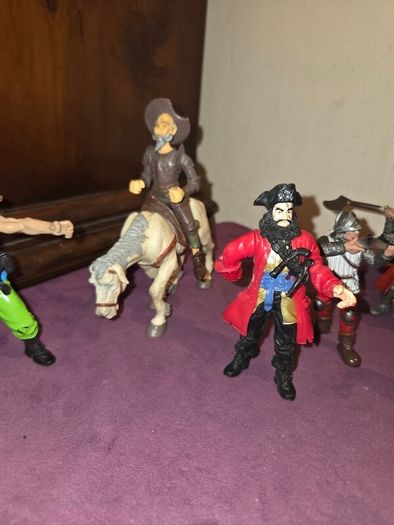 Pirate and Knight Toy Figures