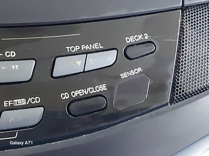 Panasonic RX-ED77 Stereo Boombox Ghetto Blaster With Motorised Cover, everything works perfect, Radio, CD and both Tape Decks, also CD Records, an