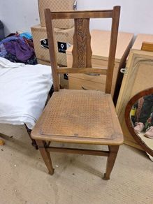 Mid 20th century wooden dining chair