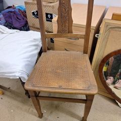 Mid 20th century wooden dining chair