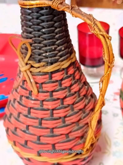 French Scoubidou Wine Decanters