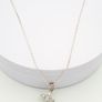 Sterling Silver CZ Cross Necklace On 925 Italian Chain Image 5