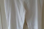 White Cropped  Trousers