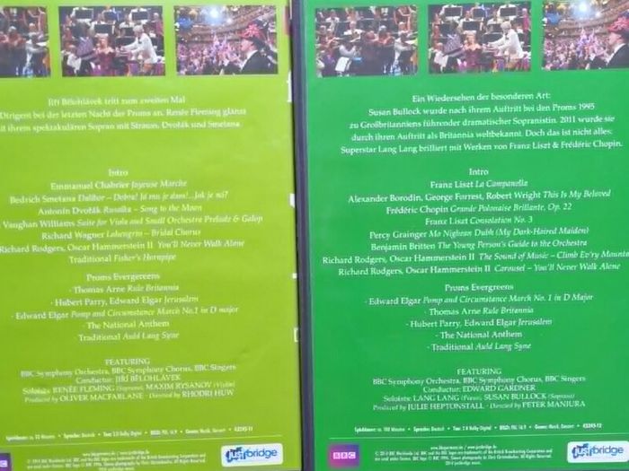 BBC Last Night of the Proms 2000 - 2012 DVDs (13 x DVDs)