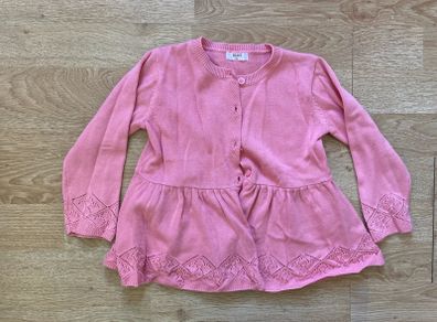 Lovely pink cardigan for a baby girl, size 86cm (12-18 months)