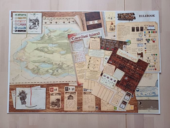 Robinson Crusoe: Adventures on the Cursed Island Board Game Z-Man Games Edition 2013 OOP