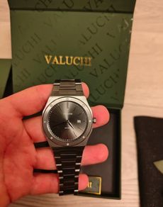 Valuchi men watch Gunmetal Black DateMaster - 40mm
