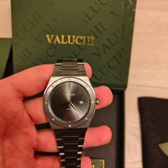 Valuchi men watch Gunmetal Black DateMaster - 40mm
