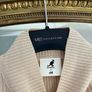Kangol x H&M Cream Ribbed Knit Turtle Neck Sweater XS Image 5