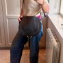 Authentic Chloe Marcie black lambskin leather bag Image 2