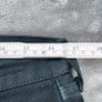 Levis 501 Jeans Mens W33 L31.5 Straight Leg Button Fly Black Wash - Faded Image 4