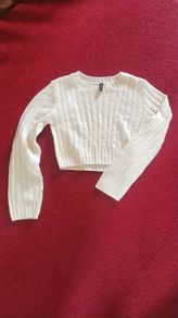 H&M Dividend cropped jumper