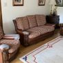 Antique Hand Carved Living Room Suite Image 2