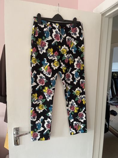 patterned trousers