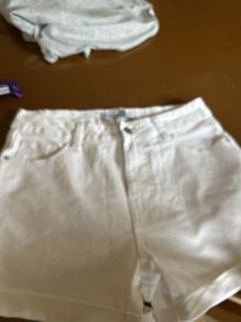 Pennys denim white shorts