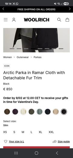 WOOLRICH Jacket parka