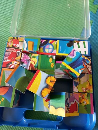 Junior Disney Mickey mouse 12 cube puzzle