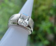 925 silver ring AMETHYST