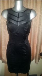 Asos black /lace body con dress size UK10 EUR38 Postage included