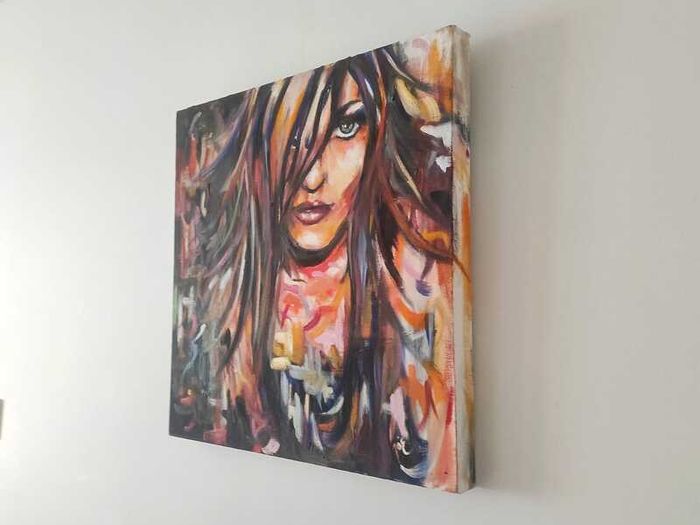 Original Oil Painting 500mm x 500mm On Deep Edge Canvas