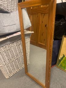 mirror - solid wood frame
