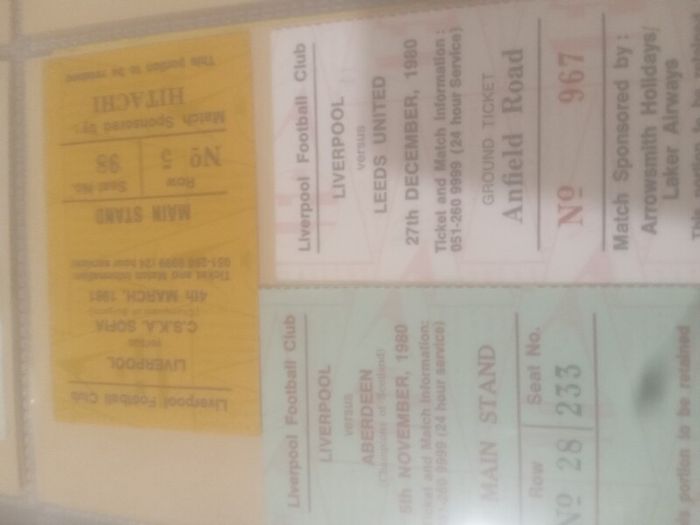 Match Tickets..