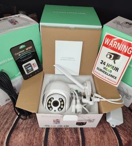 8MP Ultra Full HD 4K Smart Camera With Night Vision Phone Alert LED Spot Lights Fully Waterproof