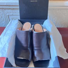 New Dries Van Noten Brown heeled slide sandals Size 40