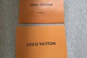 Louis Vuitton box and carry bag