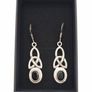 Vintage Sterling Silver And Garnet Earrings Image 10