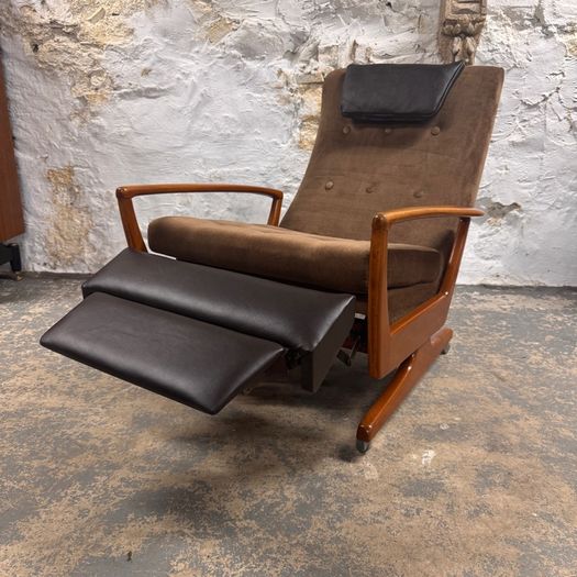 Rare Mid Century 1950's Parker Knoll Recliner