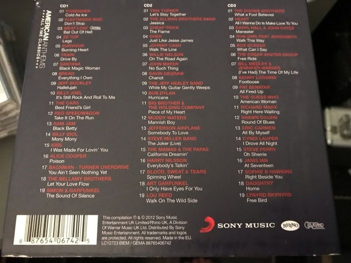 American Anthems - All Time Classics    CD