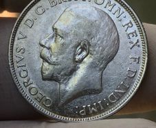 1916 Florin George V 925 silver Nice grade