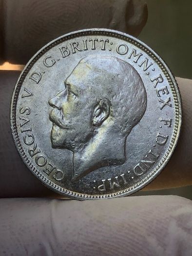 1916 Florin George V 925 silver Nice grade
