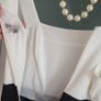 M&S Monochrome 3/4 length jumpsuit with pockets  Sz 12 Uk Image 8