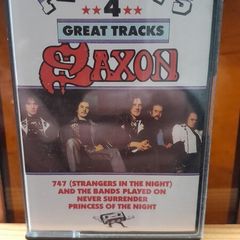 Saxon - 4 Great Tracks - Rare Cassette Tape