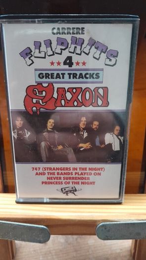 Saxon - 4 Great Tracks - Rare Cassette Tape