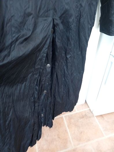 Carla Degen Black Long Coat 14 UK (It46