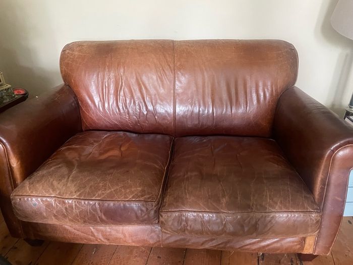 leather sofa